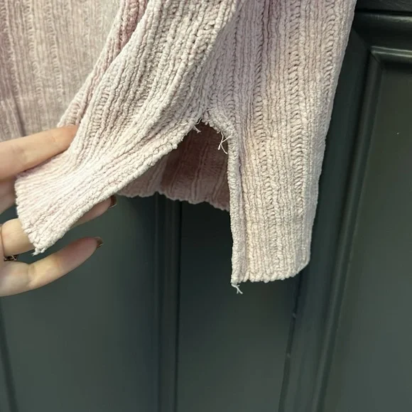 Eileen Fisher Pink Knit Ultra Soft Oversized Sweater size Large 100% cotton - Picture 4 of 6